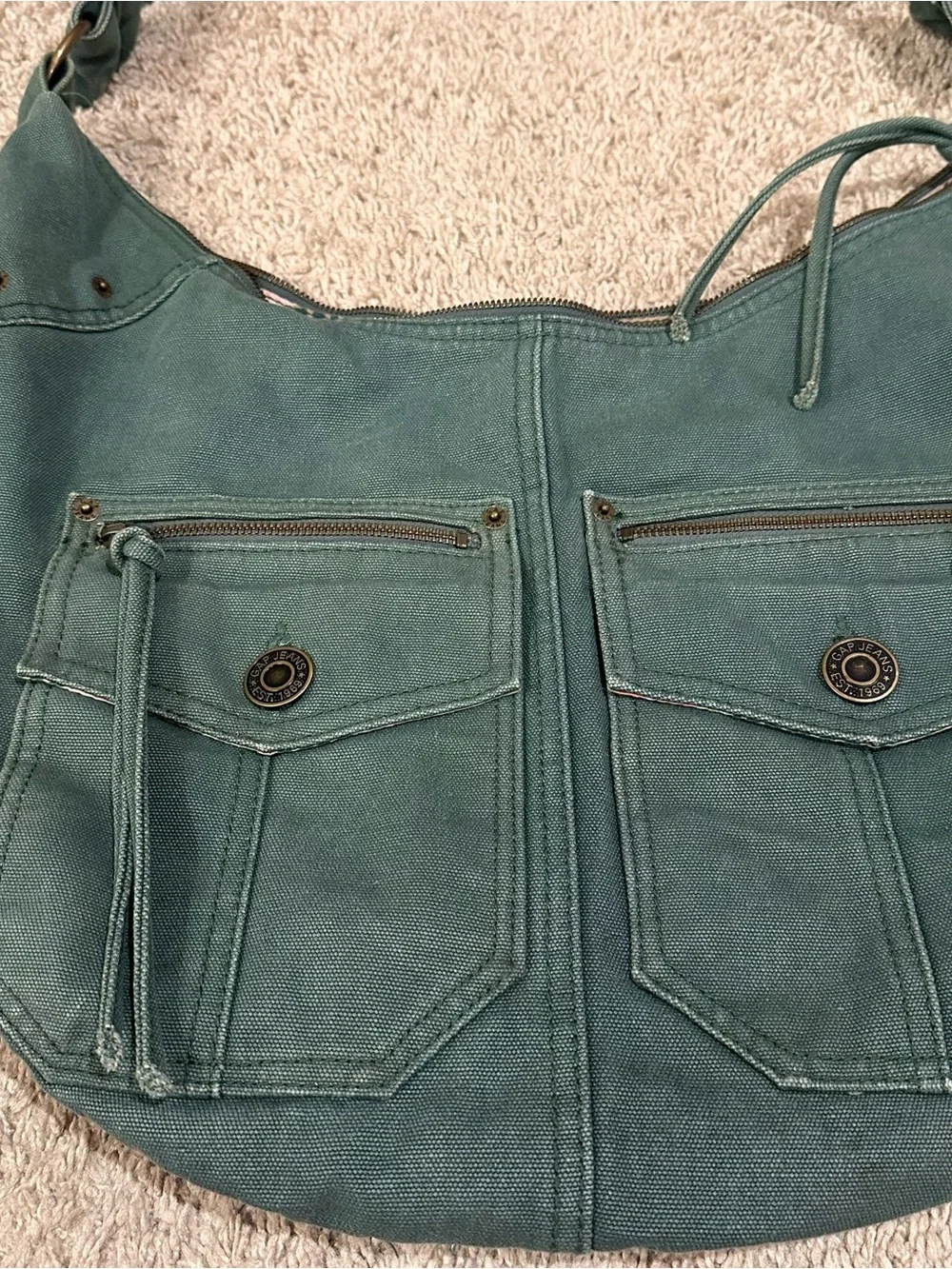 GAP Vintage y2k denim utility shoulder bag